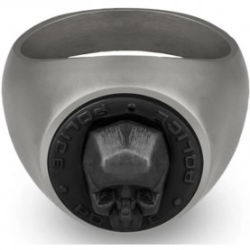 бижутерия,police,pj26579rss016,ring,silver,(grey)