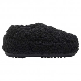 пантофи,дамски,пантофи,moon,boot,band,faux,curly,slippers,black,(black)