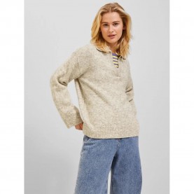 дамски,блузи,с,яка,jack,&,jones,ariella,long,sleeve,polo,beige,(white)