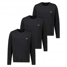 мъжко,бельо,boss,classic,10243514,01,long,sleeve,base,layer,3,units,black,(black)