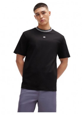 тениска,мъжки,тениски,hugo,deternal,short,sleeve,t,shirt,black