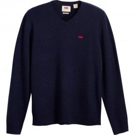 блуза,мъжки,пуловери,levi´s,®,a8618,v,neck,sweater,blue,naval,academy,(blue)