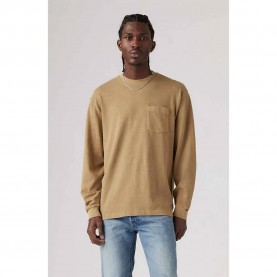 тениска,мъжки,тениски,levi´s,®,authentic,pkt,long,sleeve,t,shirt,brown,(brown)