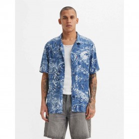 риза,с,къс,ръкав,мъжки,ризи,levi´s,classic,camper,short,sleeve,shirt,blue