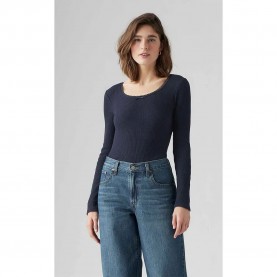 тениска,дамски,тениски,levi´s,®,dry,goods,waffle,long,sleeve,t,shirt,blue