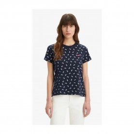 тениска,дамски,тениски,levi´s,®,perfect,short,sleeve,t,shirt,blue,(blue,sawyer,paisley,su)