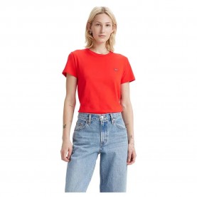 тениска,дамски,тениски,levi´s,®,perfect,short,sleeve,t,shirt,red,poppy,red,(orange)