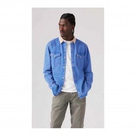 риза,с,дълъг,ръкав,мъжки,ризи,levi´s,®,relaxed,fit,western,long,sleeve,shirt,med,indigo,worn,in,(blue)