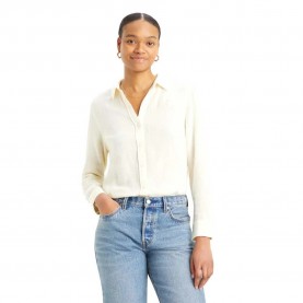 риза,с,дълъг,ръкав,дамски,блузи,дамски,ризи,levi´s,®,the,classic,long,sleeve,shirt,yellow,(beige)