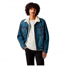 яке,мъжки,якета,levi's®,type,3,sherpa,trucker,denim,jacket,blue