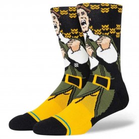 чорапи,мъжки,чорапи,stance,smilings,my,favorite,crew,socks,multicolor,(black)
