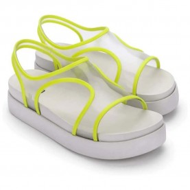 сандали,дамски,сандали,и,чехли,melissa,bikini,platform,sandals,white,transparent,yellow,(white)