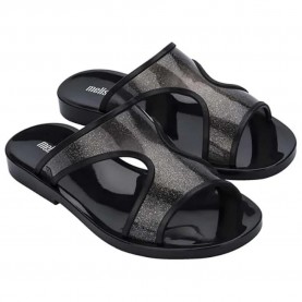 дамски,сандали,и,чехли,melissa,bikini,slides,black,glitter,(black)