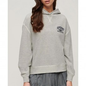 Суичър Superdry Essential hoodie - Grey (Grey Marl) суичър,дамски,блузи,superdry,essential,hoodie,grey,(grey,marl)