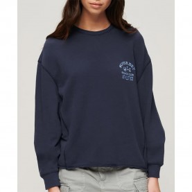 блуза,дамски,блузи,superdry,essential,sweatshirt,blue