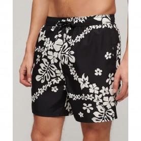 бански,гащета,мъжки,бански,костюми,superdry,hawaiian,print,17´´,swimming,shorts,surf,school,black,(multicolor)