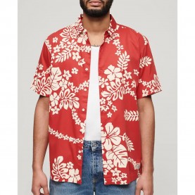 риза,с,къс,ръкав,мъжки,ризи,superdry,hawaiian,short,sleeve,shirt,surf,school,red,(red)
