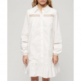 рокля,дамски,поли,и,рокли,superdry,lace,mix,long,sleeve,dress,white