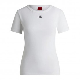 тениска,дамски,тениски,hugo,deloris,10258222,short,sleeve,t,shirt,white