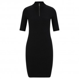 рокля,дамски,поли,и,рокли,hugo,neriella,10258222,short,sleeve,midi,dress,black