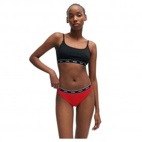 дамско,бельо,дамски,бикини,и,танкини,hugo,stripe,pyp,10240727,thong,black,(bright,red)