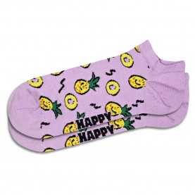 чорапи,мъжки,чорапи,happy,socks,pineapple,short,socks,purple,(light,purple)