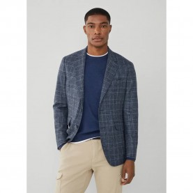 яке,мъжки,якета,hackett,mouline,fancy,chk,jacket,navy,grey,(grey)
