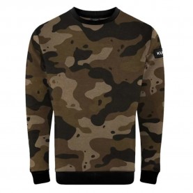 суичър,мъжки,пуловери,kumu,deception,crewneck,hoodie,brown,(cammo)
