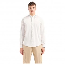 риза,с,дълъг,ръкав,мъжки,ризи,armani,exchange,3dzcl6,zn10z,long,sleeve,shirt,beige,(off,white)