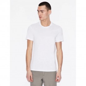 тениска,мъжки,тениски,armani,exchange,8nzt74,zja5z,short,sleeve,v,neck,t,shirt,white