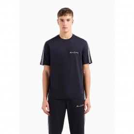 тениска,мъжки,тениски,armani,exchange,8nztsg,zj9az,short,sleeve,v,neck,t,shirt,blue,(navy)