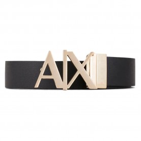 колан,колани,armani,exchange,951017,cc505,leather,belt,black,blu,navy,(golden)