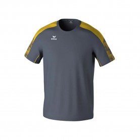 юношеска,тениска,детски,тениски,erima,evo,star,junior,short,sleeve,t,shirt,slate,grey,yellow,(blue)