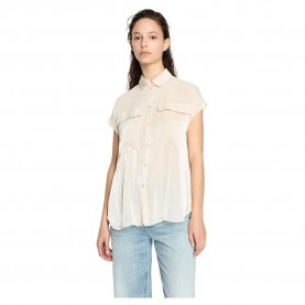 риза,с,къс,ръкав,дамски,блузи,дамски,ризи,armani,exchange,3dyc19,ynuuz,short,sleeve,shirt,beige