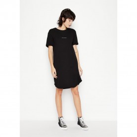 рокля,дамски,поли,и,рокли,armani,exchange,8nyagy,yj68z,short,sleeve,dress,black