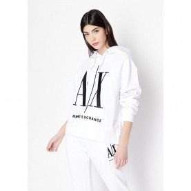 суичър,дамски,блузи,armani,exchange,8nym52,yj68z,hoodie,white