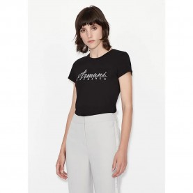 тениска,дамски,тениски,armani,exchange,8nyt91,yjg3z,short,sleeve,t,shirt,black