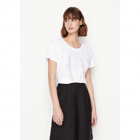 тениска,дамски,тениски,armani,exchange,8nythx,yj8xz,short,sleeve,t,shirt,white