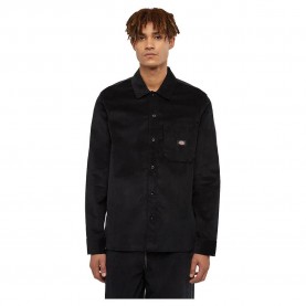 риза,с,дълъг,ръкав,мъжки,ризи,dickies,corduroy,long,sleeve,shirt,black,(black)