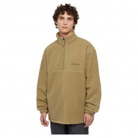 блуза,мъжки,пуловери,dickies,pinesdale,half,zip,sweatshirt,brown