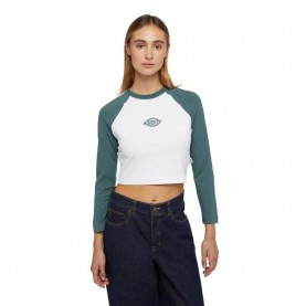 тениска,дамски,тениски,dickies,sodaville,long,sleeve,t,shirt,green,white,(lincoln,green)