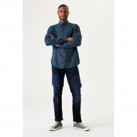 риза,с,дълъг,ръкав,мъжки,ризи,garcia,u41080,long,sleeve,shirt,blue