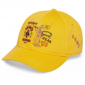 шапка,всички,шапки,grimey,destroy,all,fear,curved,cap,yellow,(yellow)