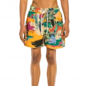 бански,гащета,мъжки,бански,костюми,grimey,ocean,gateways,swimming,shorts,yellow,(multicolor)