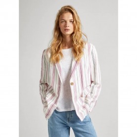 Яке Pepe jeans Delilah jacket - White (Canvas White) яке,дамски,якета,и,палта,pepe,jeans,delilah,jacket,white,(canvas,white)