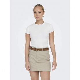 тениска,дамски,тениски,only,elina,short,sleeve,t,shirt,white,(beige)