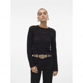 блуза,дамски,пуловери,дамски,плетени,дрехи,vero,moda,new,fabienne,sweater,black,(black)