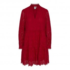 рокля,дамски,поли,и,рокли,yas,holi,long,sleeve,dress,salsa,(red)