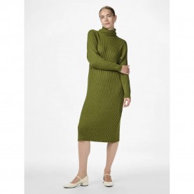 рокля,дамски,поли,и,рокли,yas,mavi,roll,neck,long,sleeve,midi,dress,green