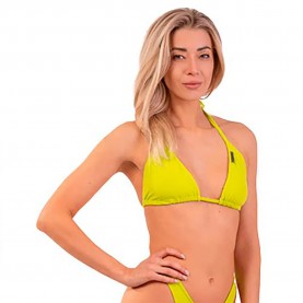 дамски,бански,костюми,nebbia,classic,triangle,450,bikini,top,green,(yellow)